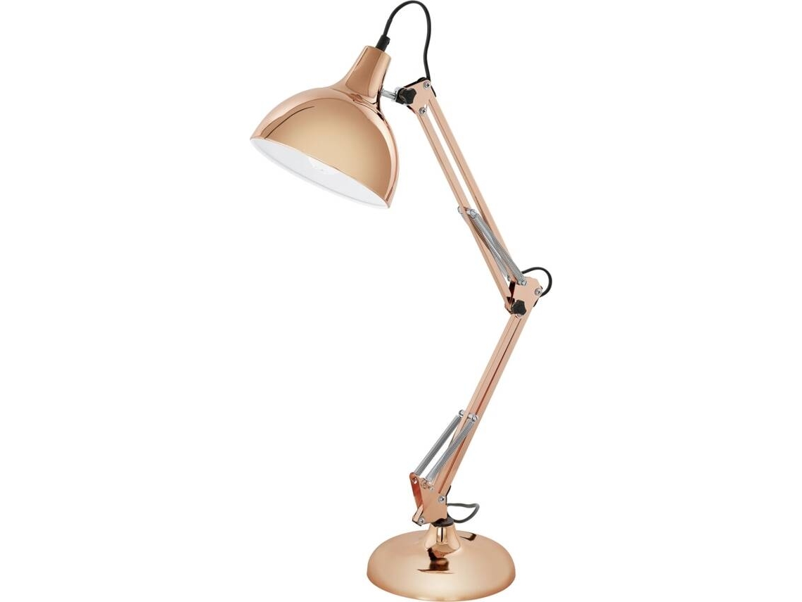 Candeeiro de Mesa EGLO 190 Borgillio Cobre (Bronze - E27 x 1 x 60 W - Aço)