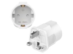 2 Peças Adaptador Tomada Uk Adaptador de Tomada Espanhol para Inglês Inglesa Inglesa Inglês Uk Inglaterra de Viagem MAOYI