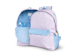 FIRMO Mochila Pretty Ballerina Poliéster Reciclado Rpet 45 5 X 31 X 14 Cm Azul e Rosa