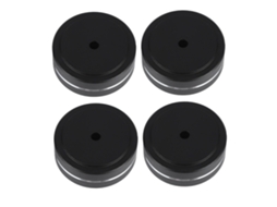 Pés para Amplificador 4pcs 40x15mm Alumínio Impacto