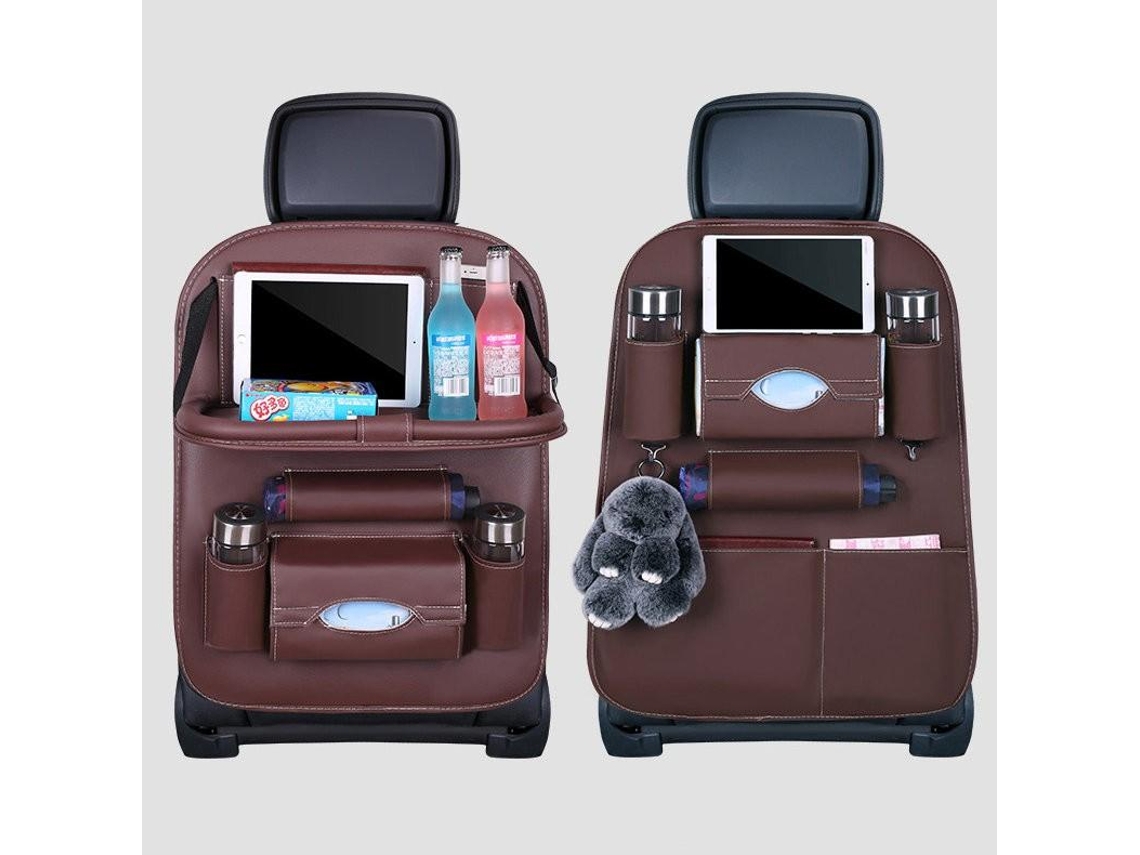 Organizador de Carro Lmobile Fold Dobrável Castanho Escuro