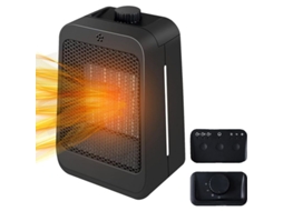 Aquecedor de Ar Nova Line 1200w PTC cerâmica 3 modos controle táctil proteção contra queda