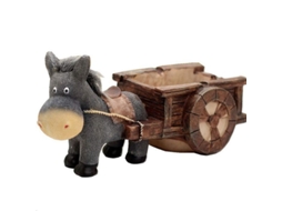 Carro com Design de Burro Puxando Carro BRILVIBERA