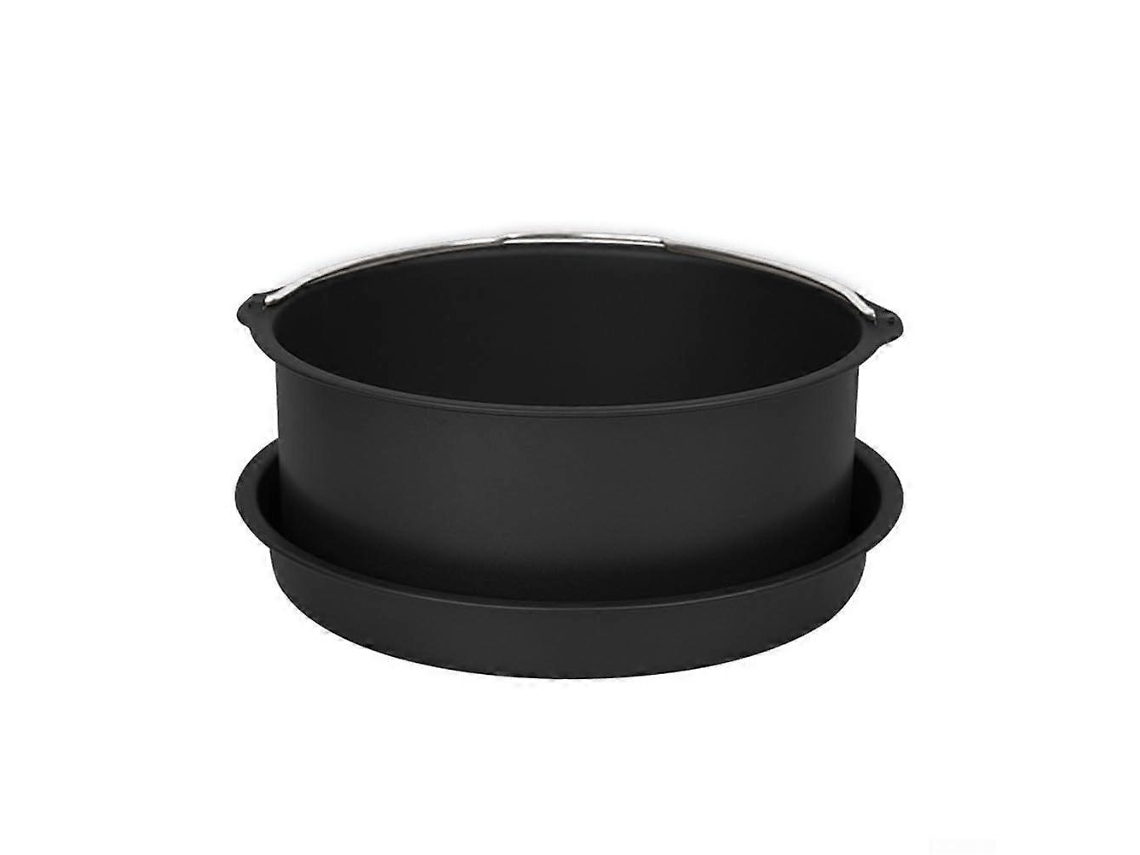 Conjunto De Acessórios Para Fritadeira De Ar Com Formas De Pizza De 6, 7, 8 E 9 Polegadas E Cesto Para Bolos