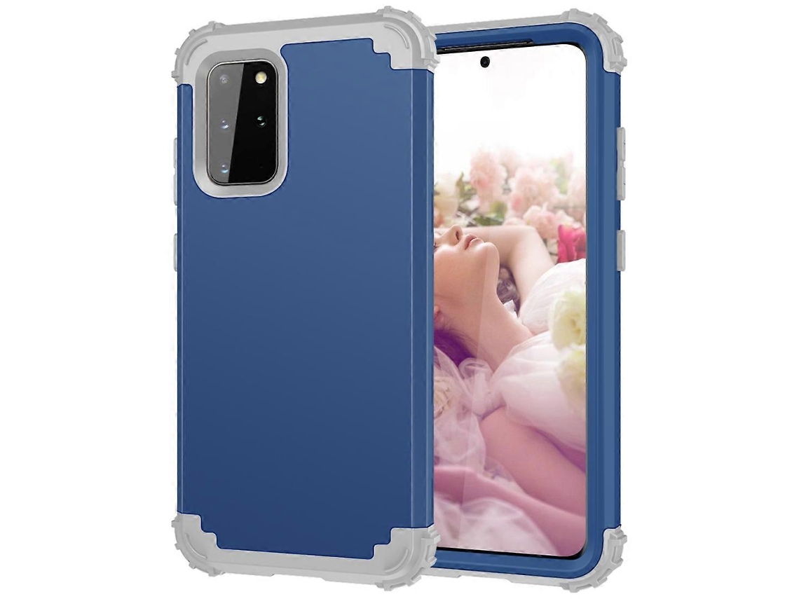 Para Galaxy S20 Plus Pc Capa De Silicone De Três Peças Com Proteção À Prova De Choque