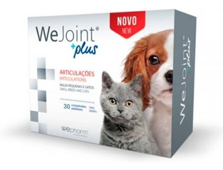 Complemento Alimentar para Cães e Gatos  WeJoint Plus (30 Comprimidos - Porte Pequeno)