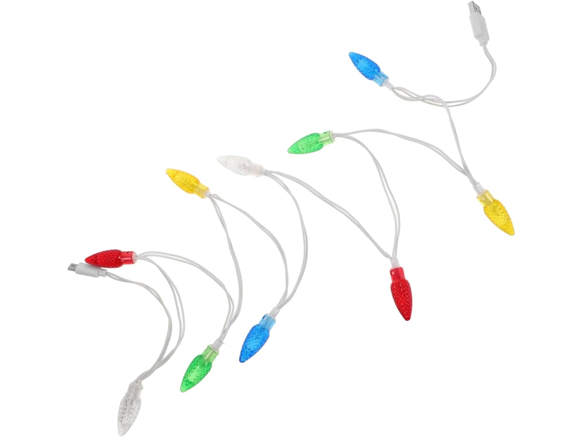 Luzes Coloridas Recarregáveis Via Usb Para Decoração De Festas, Luzes De Led Criativas Para Ambiente Gokoco