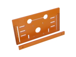 Placa Base Para Sierra Circular De 4 Polegadas, 28x15cm, Corte Até 10cm, Guia Para Carpintaria