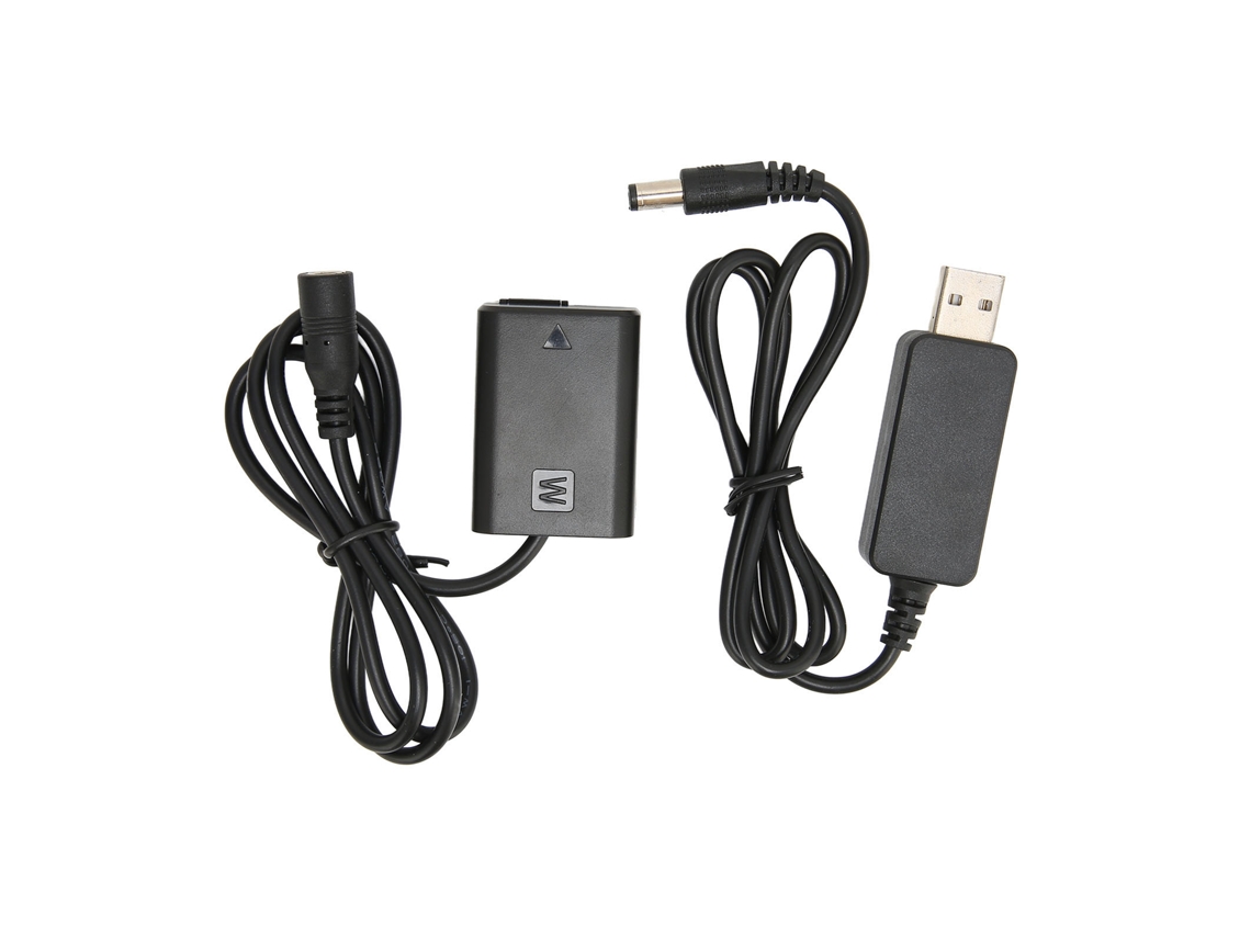 Acoplador DC FW50, bateria falsa, decodificação completa, com cabo USB, para Sony A7r, A7, A7s, A7s II S/MARCA