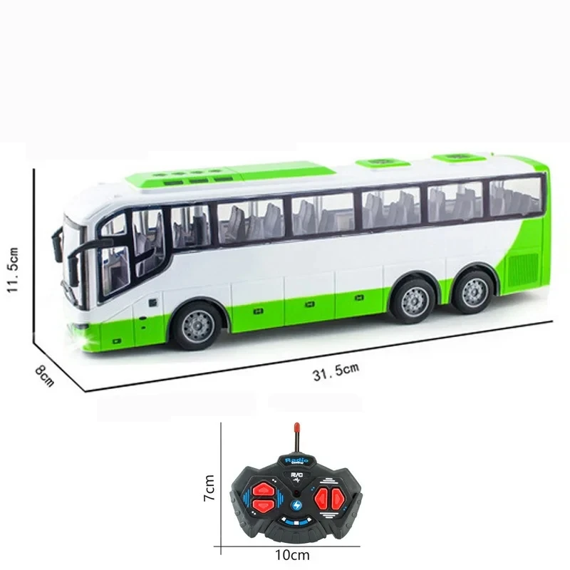 Carrinho de Brinquedo Infantil com Controle Remoto, Carro Elétrico Controlado por Rádio MDUG (verde)