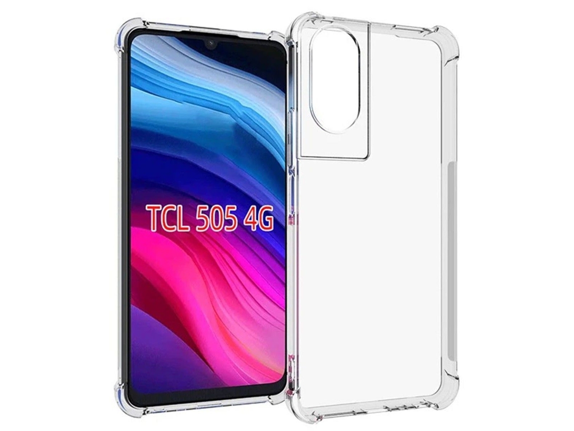 Capa Antichoque para Tcl 505 TUMUNDOSMARTPHONE Silicone Transparente