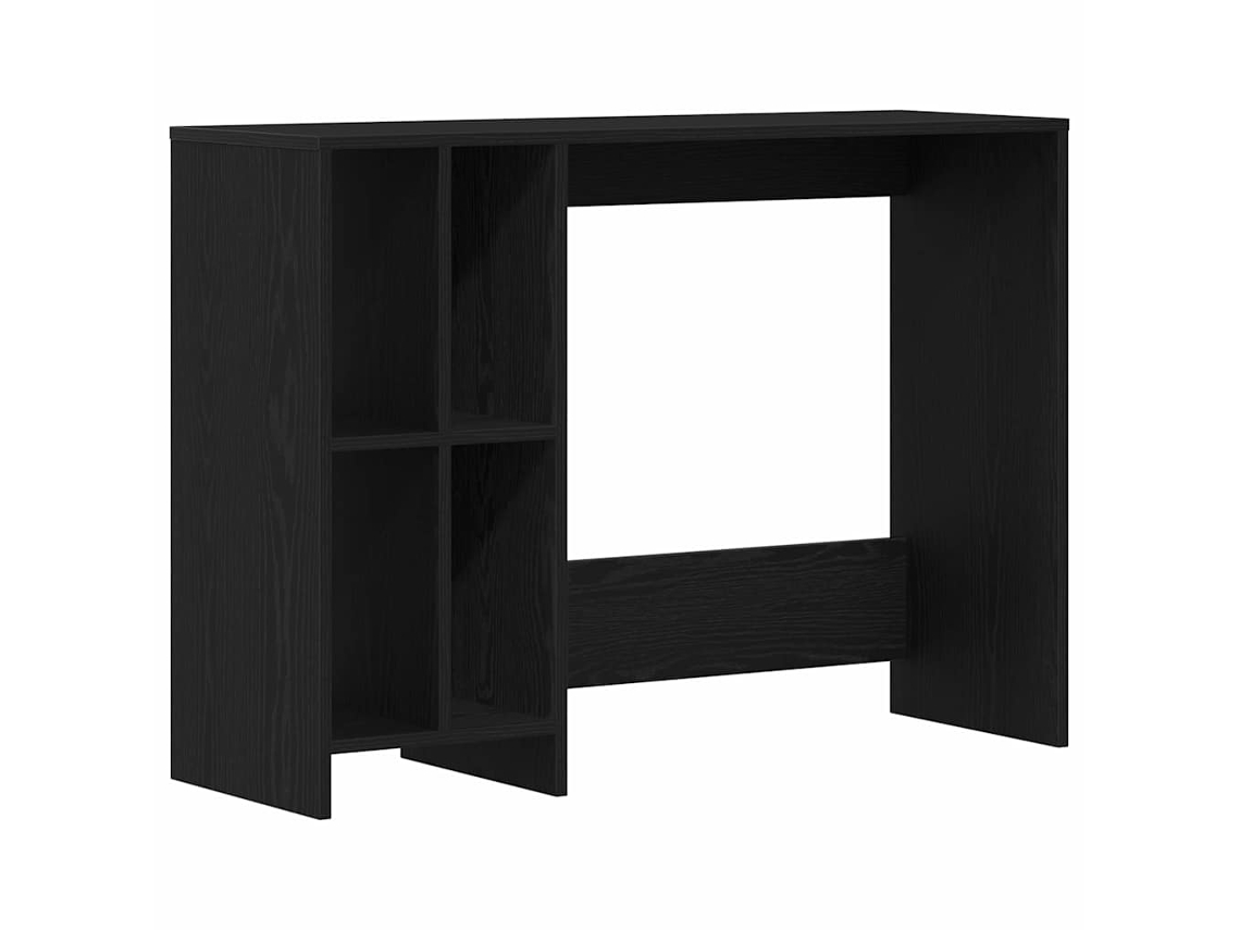 Conjunto 1 Secretária De Escrita Vidaxl Preto Derivados De Madeira (102,5 X 35 X 75 Cm)