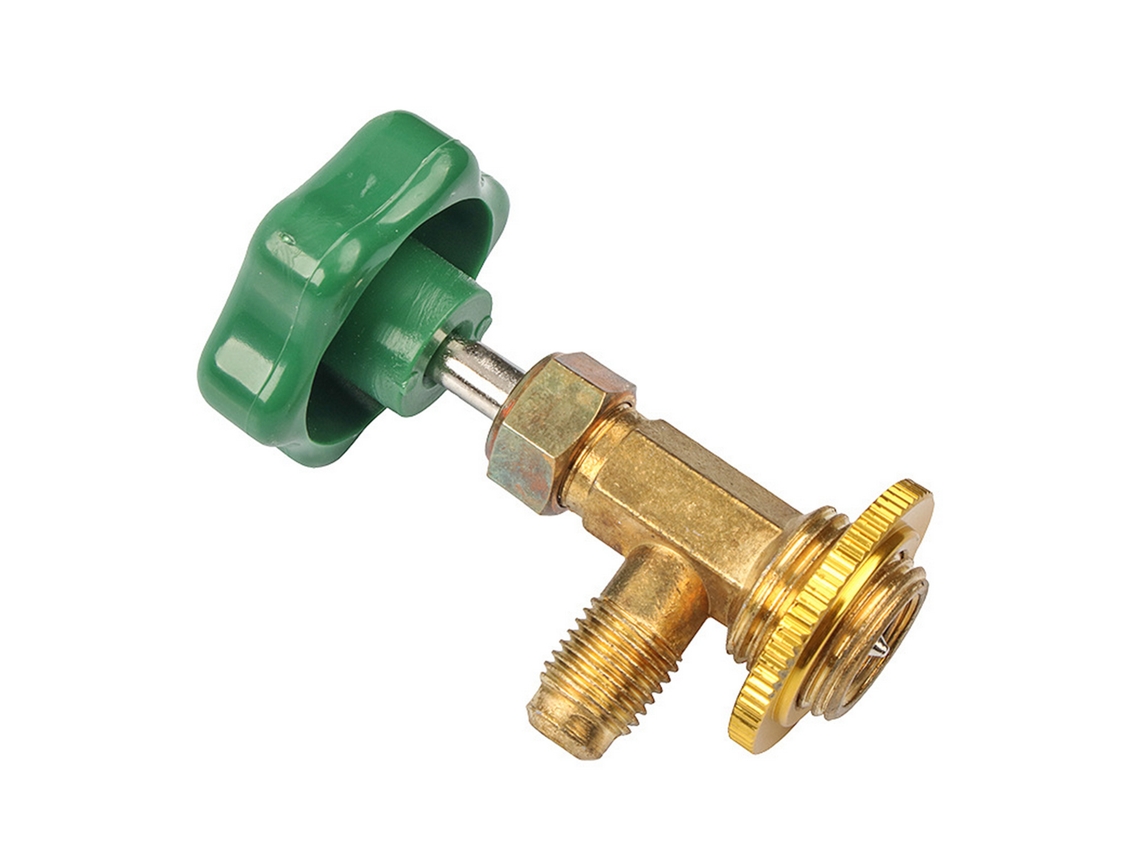 Válvula De Perforación Para Enfriador De Coche Aire Acondicionado Nevera Valvula De Carga Refrigerante R12 R22 R410 R600a (11mm)