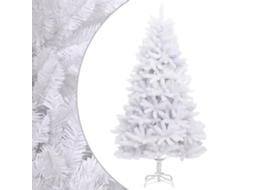 Árvore de Natal VIDAXL artificial articulada com suporte branco (210 cm)