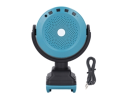 Caixa de som Bluetooth portátil sem fio para BL1850, BL1860 e BL1830, ideal para casa, canteiros de obras e camping.
