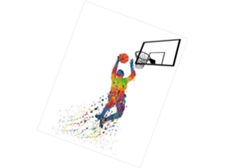 Adesivo De Parede Autoadesivo E Removível Com Desenho De Cesta De Basquete, Ideal Para Decoração De Sala De Estar E Gokoco