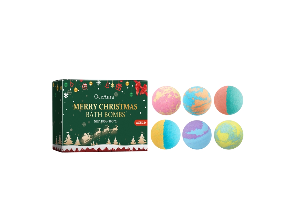 Bombas de Banho Natal com Cores e Aromas Natalícios na Worten LAXISCREED