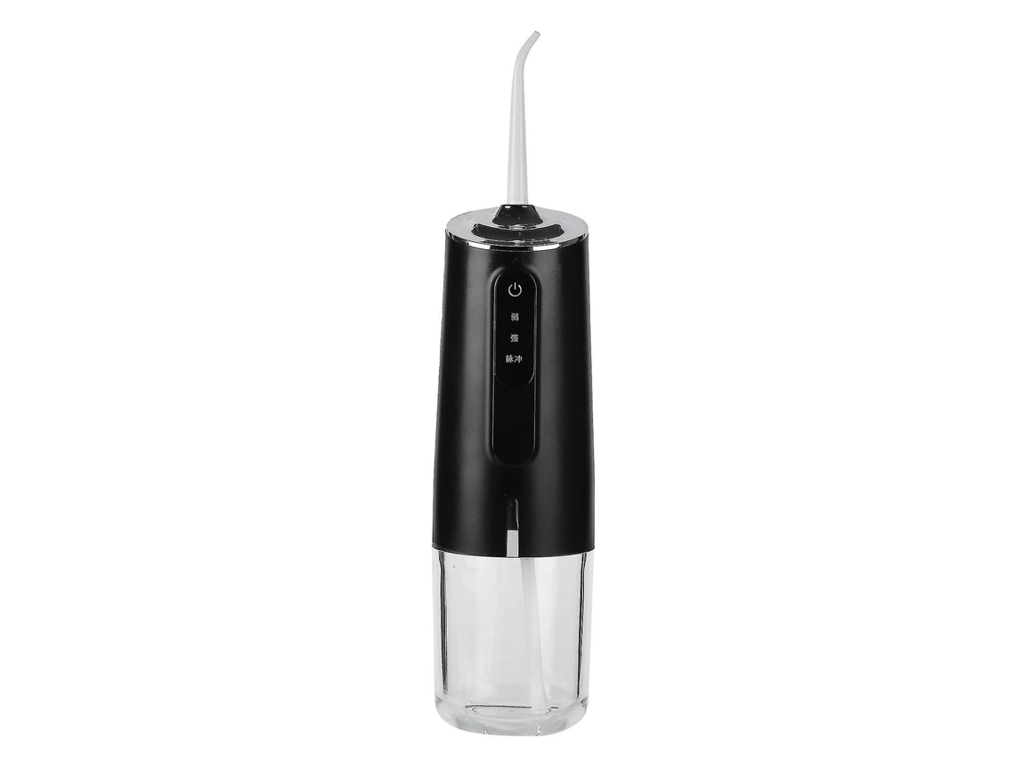 Irrigador Oral Portátil com 3 Modos, Carregamento Usb, 240ml, 4 Jatos, À Prova D'água, Preto. TAISHENGDA