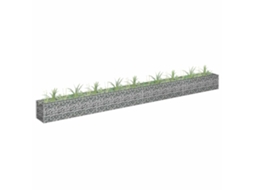 Vidaxl Canteiro Elevado/cesto Gabião 360x30x30 Cm Aço Galvanizado