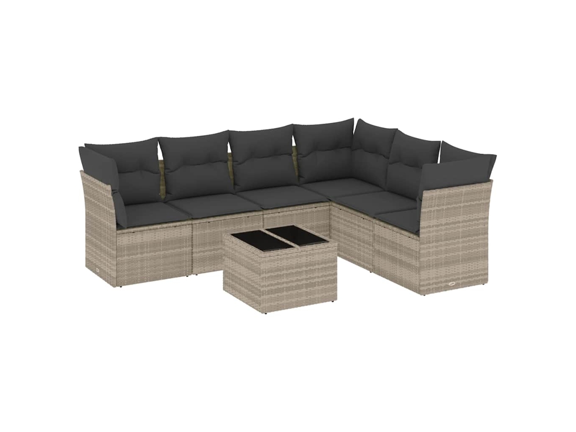 Garden Sofa Set, Garden Sofa Sets Vidaxl Cinzeto Rattan / Vime (n/a)