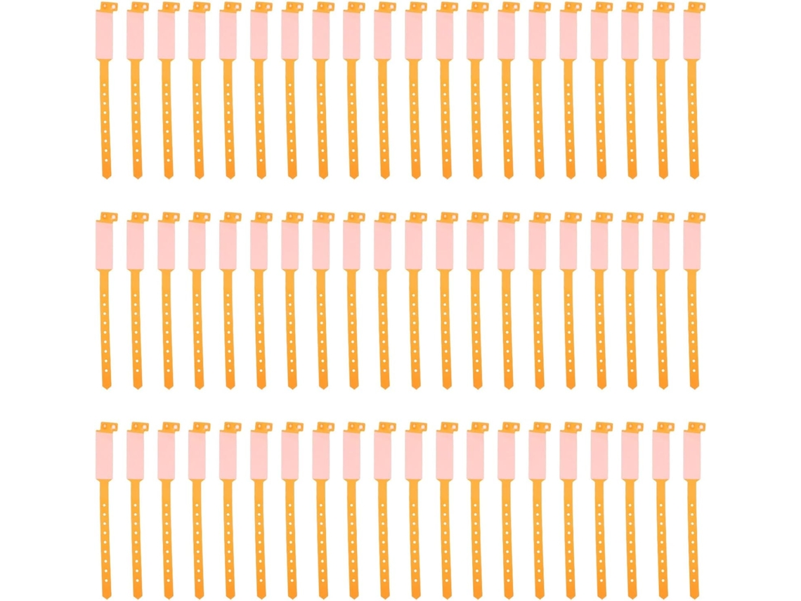 Kallory 100 - pulseiras de identificação descartáveis em PVC impermeável para uso em emergências hospitalares.