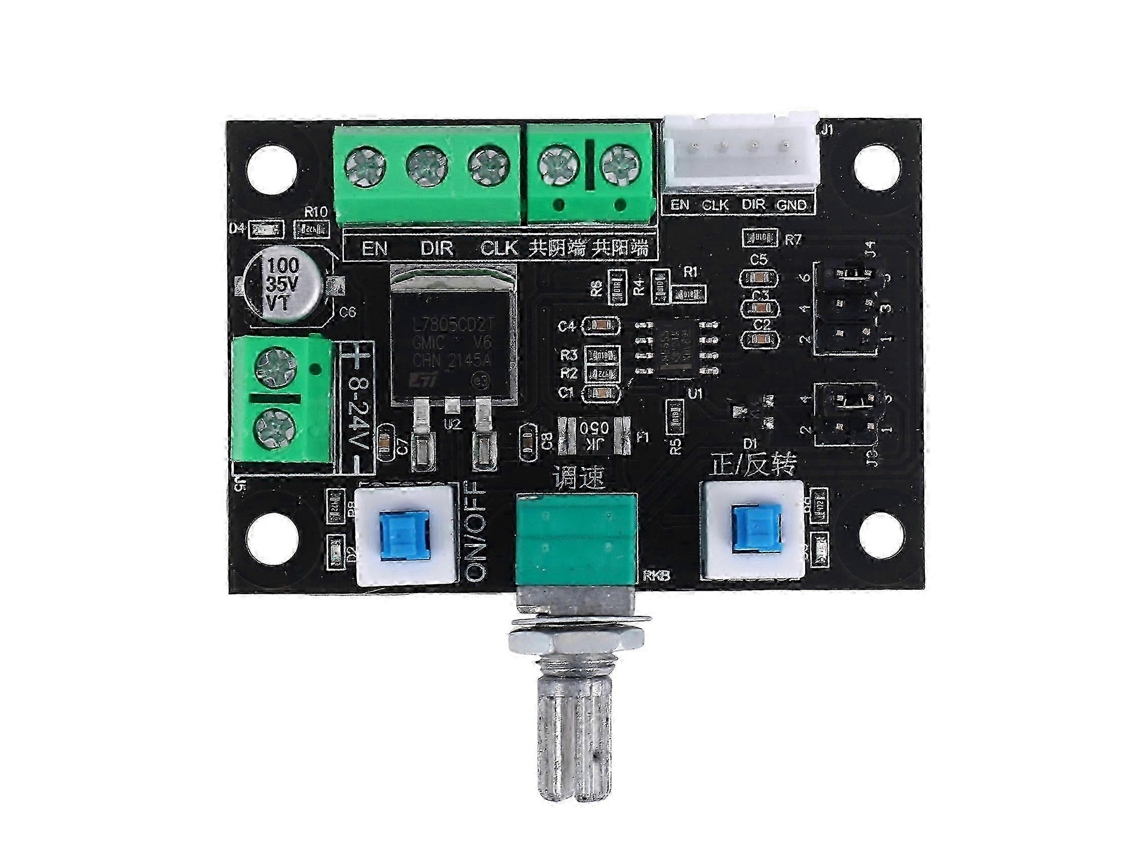 Módulo gerador de sinal de pulso para motor de passo DC 12V 24V compatível com controlador de driver de motor de passo e regulador de velocidade 8-24V Simples
