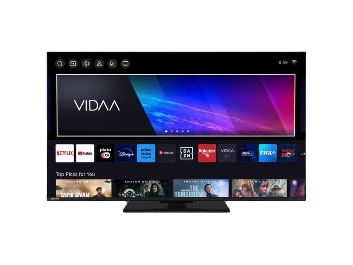 Smart TV TOSHIBA 50QV3463DG (Preto - E - 50" - 4K Ultra HD)