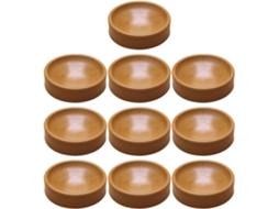 Pacote Com 10 Almofadas Antiderrapantes Para Rodízios De Móveis E Tapetes De Piano.