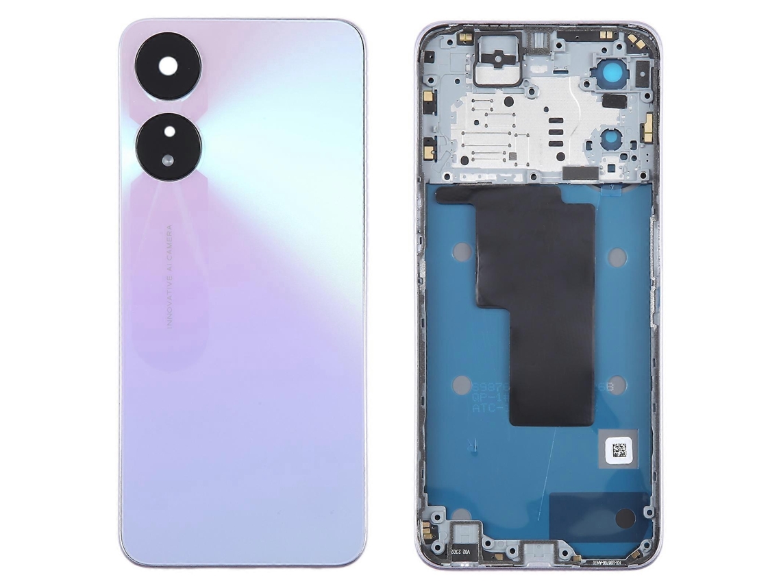 Tampa Traseira Da Bateria Com Moldura Intermediária Compatível Com Oppo A78 5g