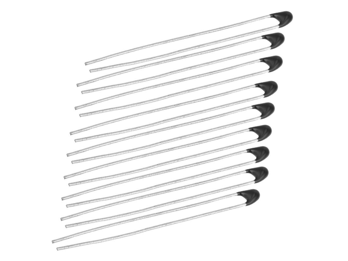 10pcs Sensor De Temperatura Ntc Thermistor Mf52 Com Cabo 30mm Alta Precisão