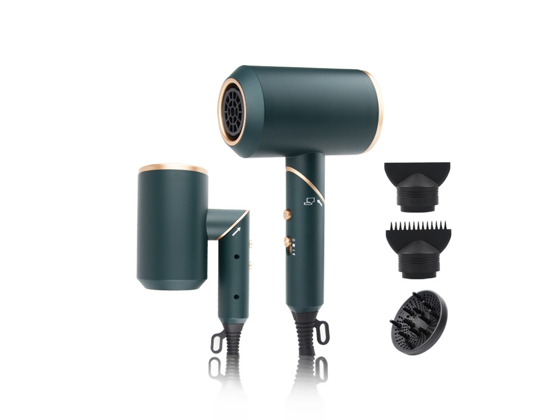 Secador De Cabelo Dobrvel Menor Secador De Cabelo Ion Claro Com 2 Bicos De Estilo E 1 Difusor Fo1800w