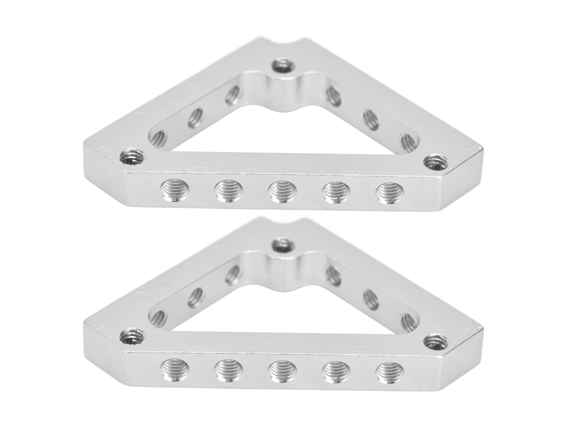 Laxiscreed Suporte De Canto Triangular Em Alumínio Para Perfis De 43x43mm