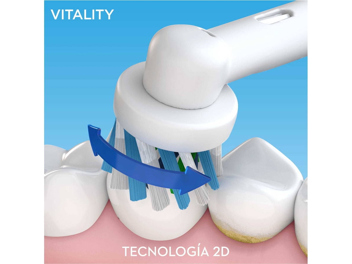 Escova de Dentes Elétrica ORAL-B Vitality 100 Cross Action Preto