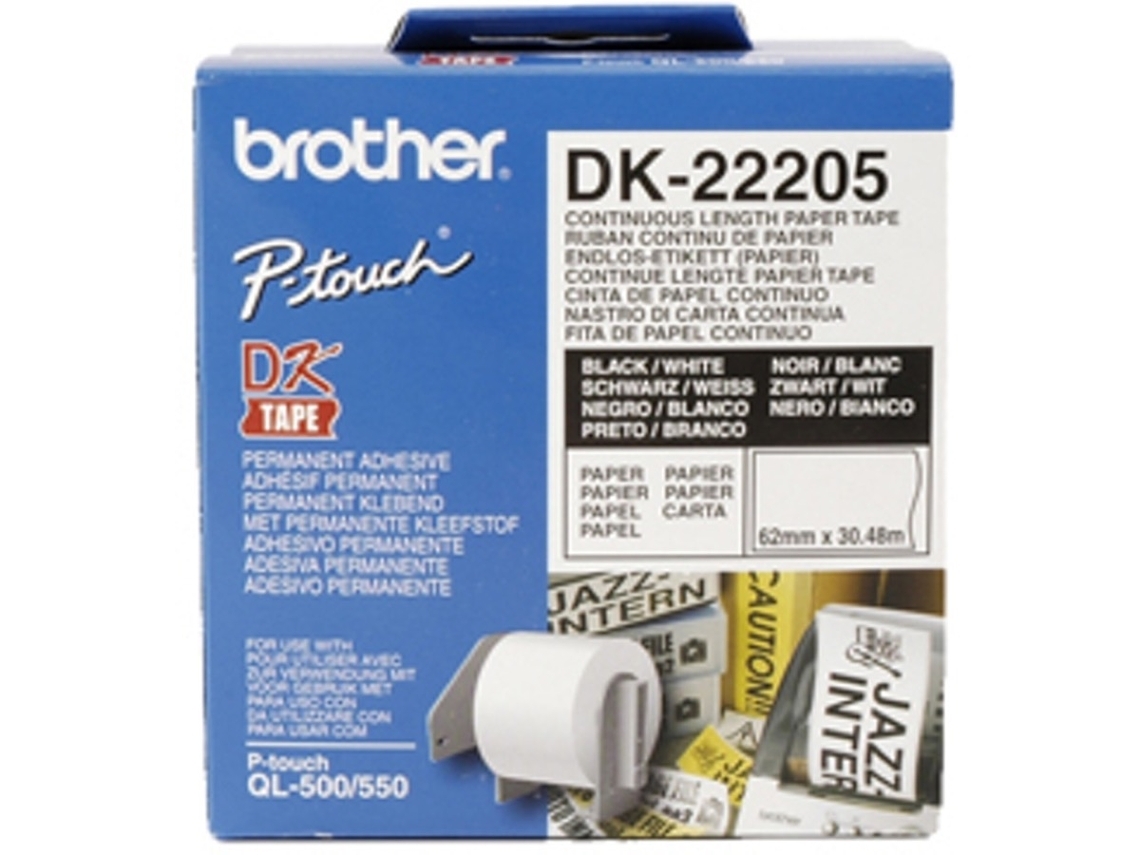 Fita BROTHER DK-22205 (Outlet Caixa Aberta)