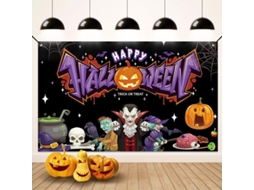 Decoração de Halloween Banner de Fundo Vampiro Nova Line