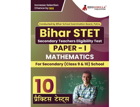 Livro Bihar STET Paper - 1 Mathematics de Edugorilla Prep Experts (Inglês)