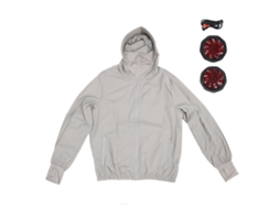 Chaqueta De Ventilador Refrigerante 12v Uv 3 Velocidades Ropa Acondicionada Gris M Usb