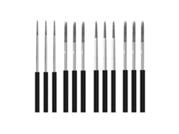 25 Piezas De Agujas De Microblading Shader 5rs Y 3rl Para Maquillaje De Cejas