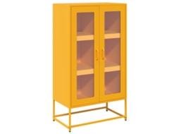 Highboard, Highboards Vidaxl Amarelo Aço (n/a)