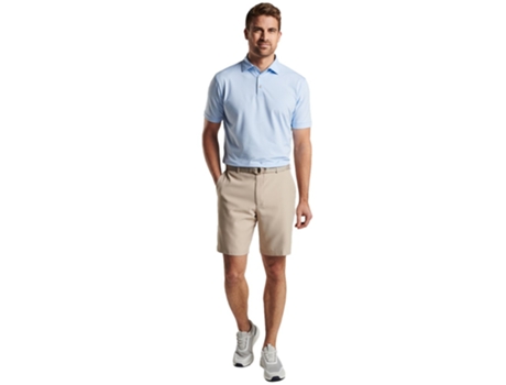 Polo Manga Curta Jubilee Stripe Performance Azul S PETER MILLAR