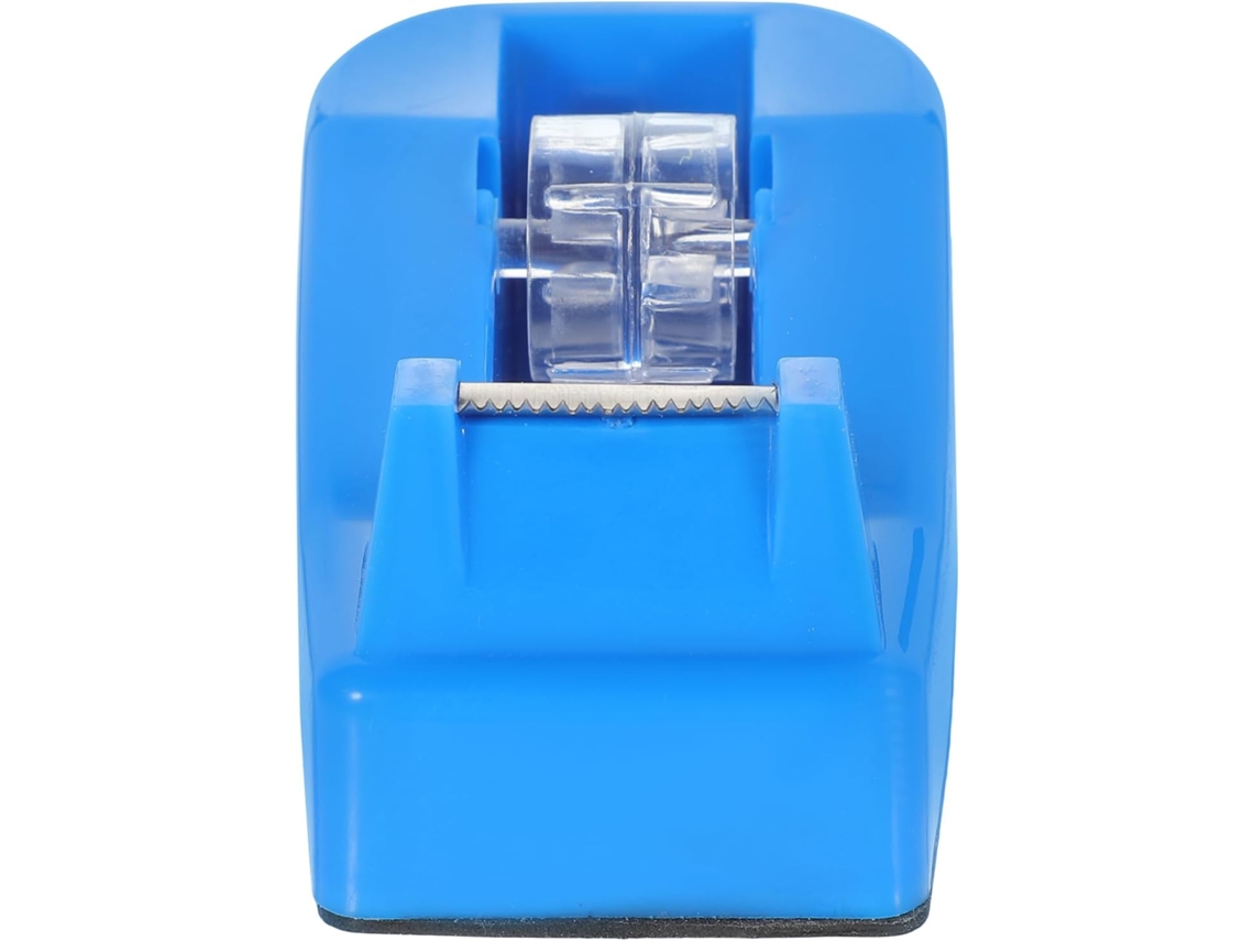 Dispensador de adesivo de plástico azul Alipis para desktop e laptop, suporte de adesivo leve e compacto, adequado para
