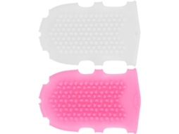 Escovas De Massagem Ergonômicas Silicone Iplusmile, Fáceis De Transportar, Conjunto Com 2-unidades, Esfoliação E