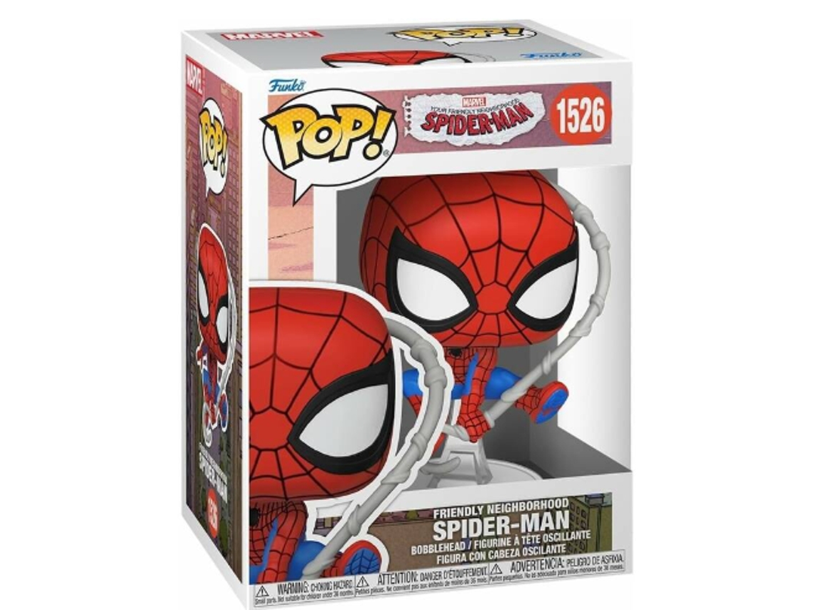Figura FUNKO Pop! Marvel: Teu Amigo e Vizinho Spiderman - Spider-Man Final Suit (Possível Chase)