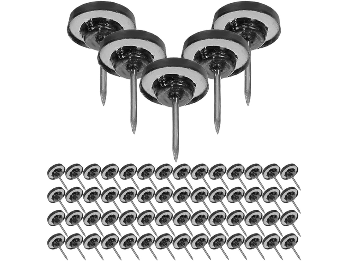 Tachinhas De Plástico Preto, Leves E Multifuncionais, Ideais Para Uso No Escritório E Dia A, Perfeitas Para Quadros De