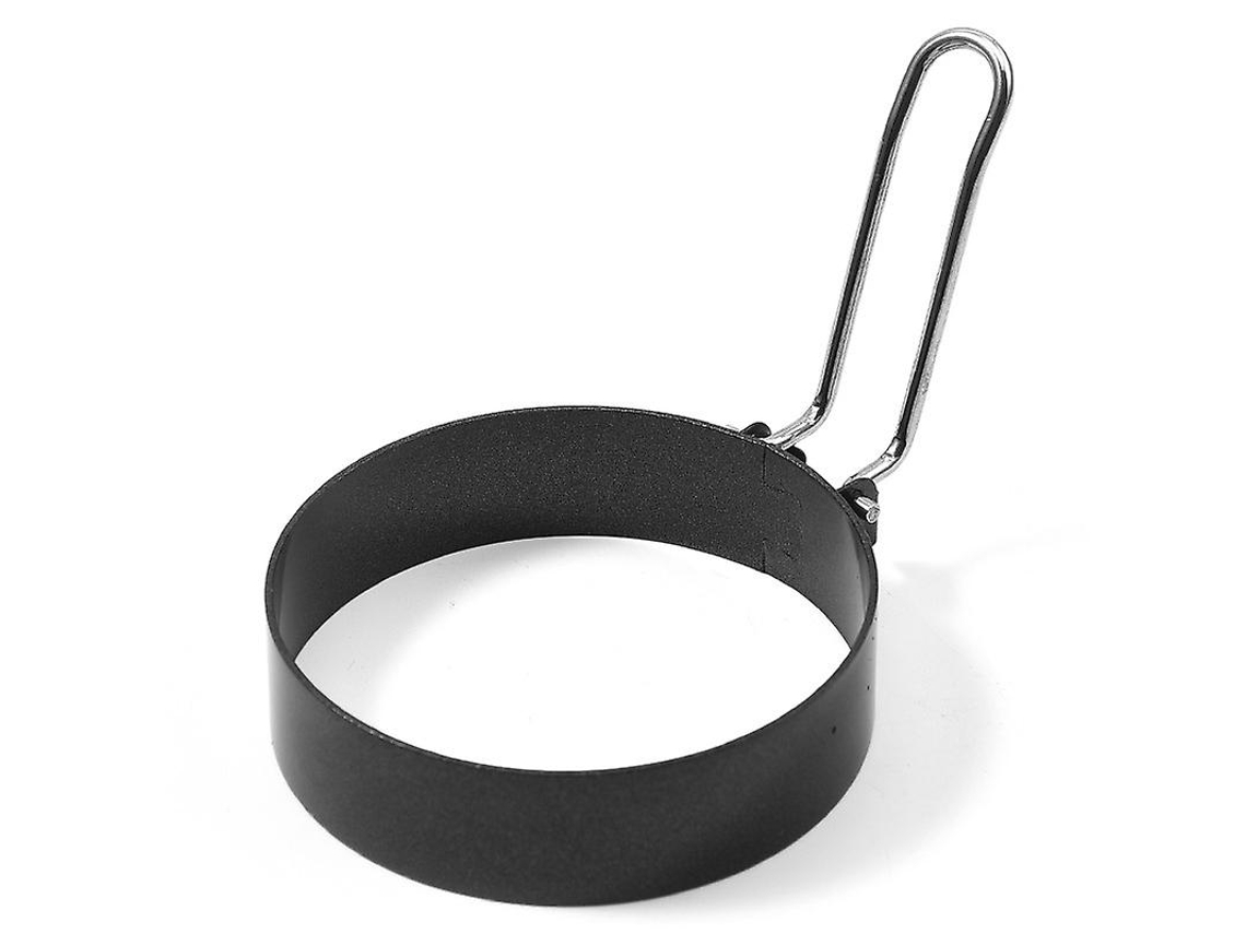 Molde de Huevos Fritos de Acero Inoxidable Con Mango Ajustable Forma Redonda Y Corazón para Huevos Omelettes Y Magdalenas