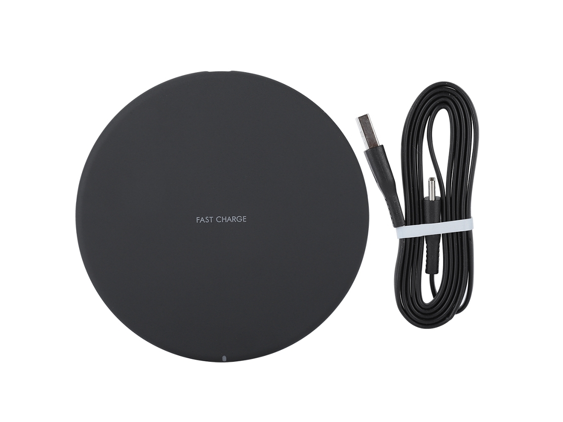 Carregador Sem Fio Qi de 10W, com luz LED, ultra fino, EOOCOO