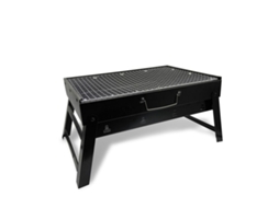 Barbecue a Carvão com Rodas FEEL MAESTRO MR-1010 Preto Metal
