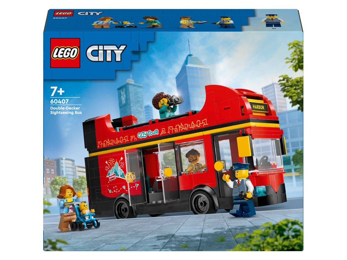 Lego 60407 Autocarro Turístico Vermelho De 2 Pisos