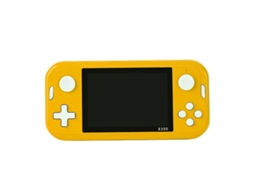 Console De Jogos Retrô De 3,5 Polegadas, 8 Gb, 6.800 Jogos, Reprodutor De Jogos Portátil, Leitor De E Book Amarelo Ly Ebike