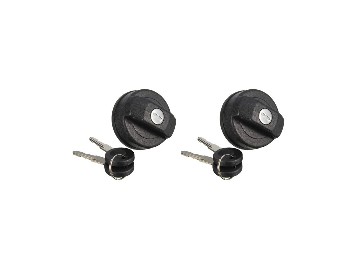 2x Tampa do Depósito de Combustível com Fecho e 4 Chaves para Carros para Lupo e Beetle (gasolina)